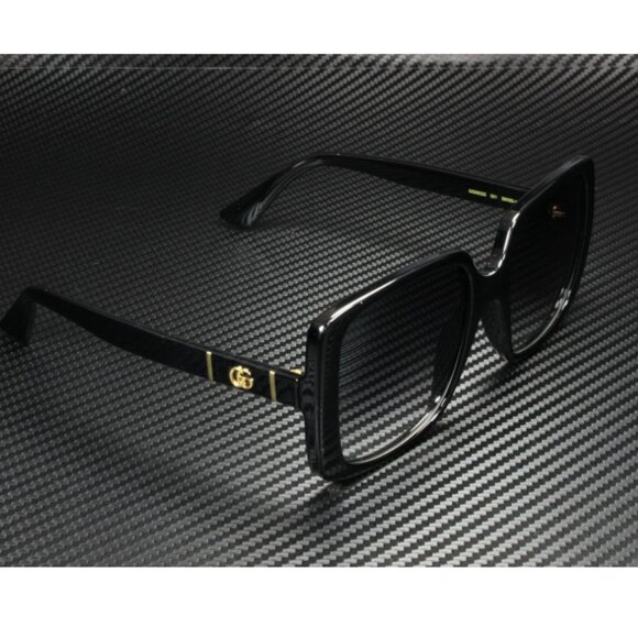 Gucci Black Square Women\'s GG Sunglasses